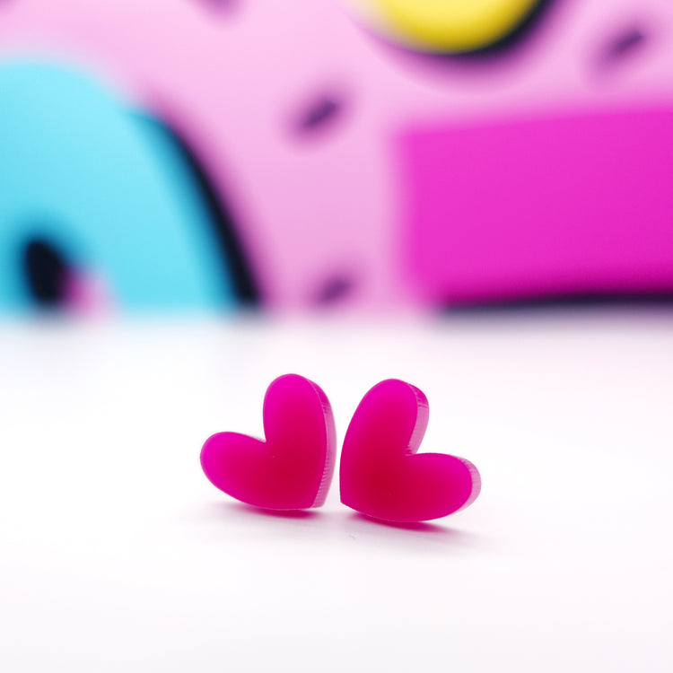 Heart Stud Earrings