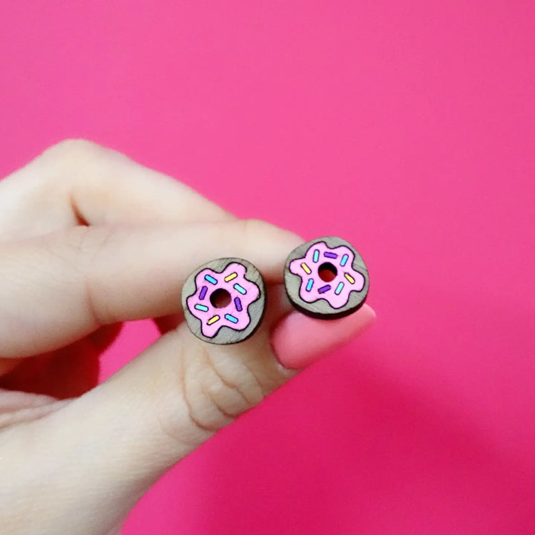 Donut Stud Earrings