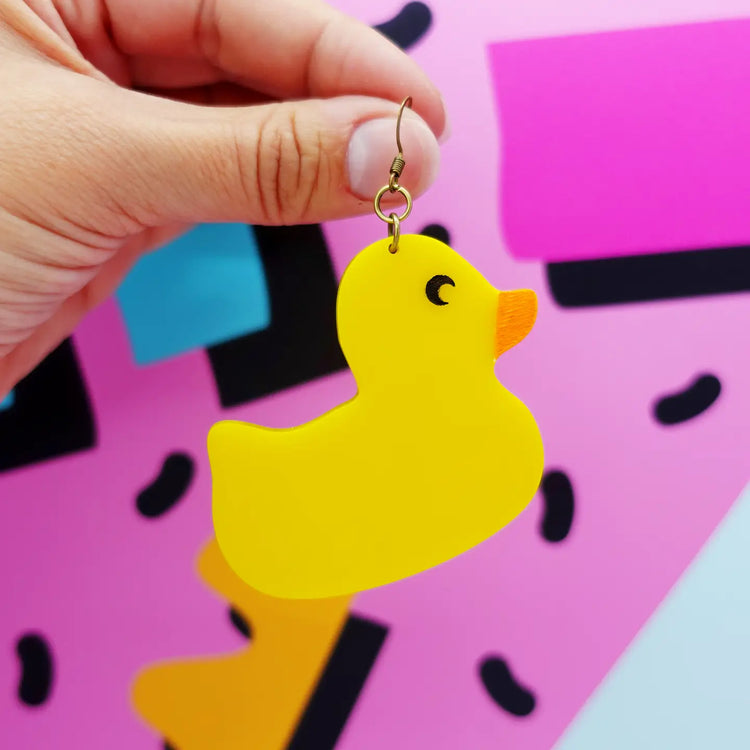 Duck Statement Earrings