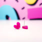 Heart Stud Earrings