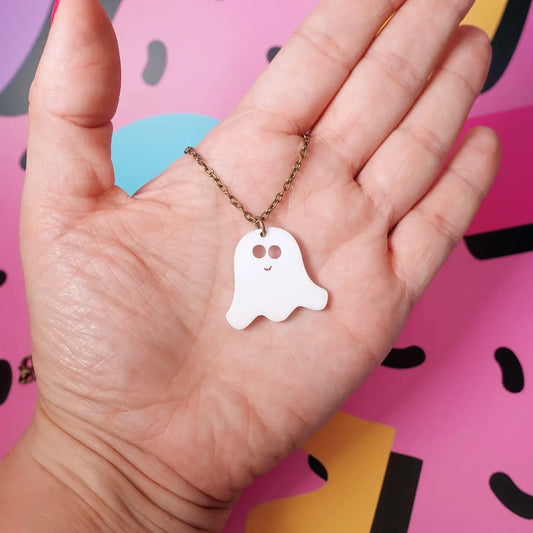 Halloween Ghost Mini Necklace