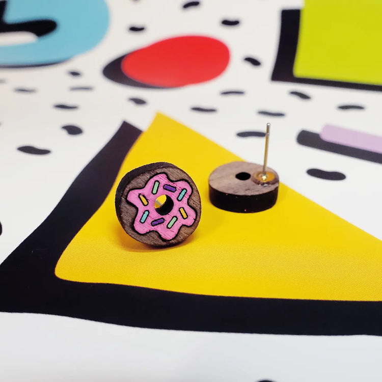 Donut Stud Earrings
