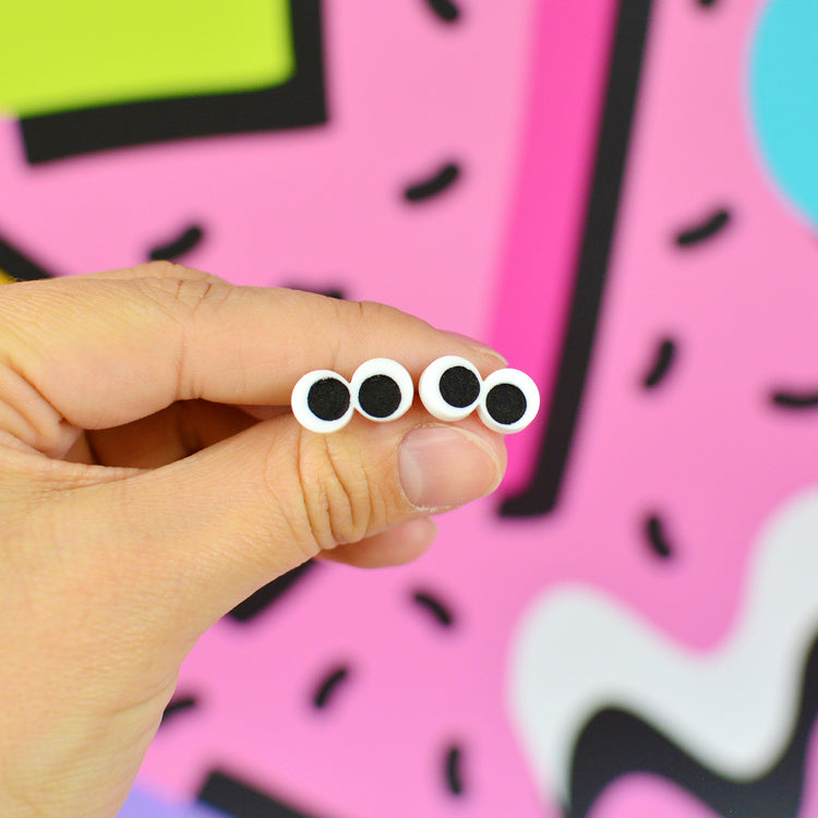 SUPER SECONDS Googly Eye Stud Earrings
